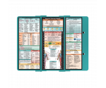 WhiteCoat Clipboard® Trifold - Teal Physical Therapy Edition